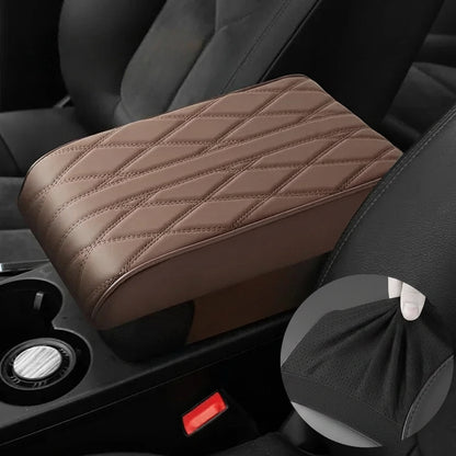 Wave Embroider Leather Car Armrest