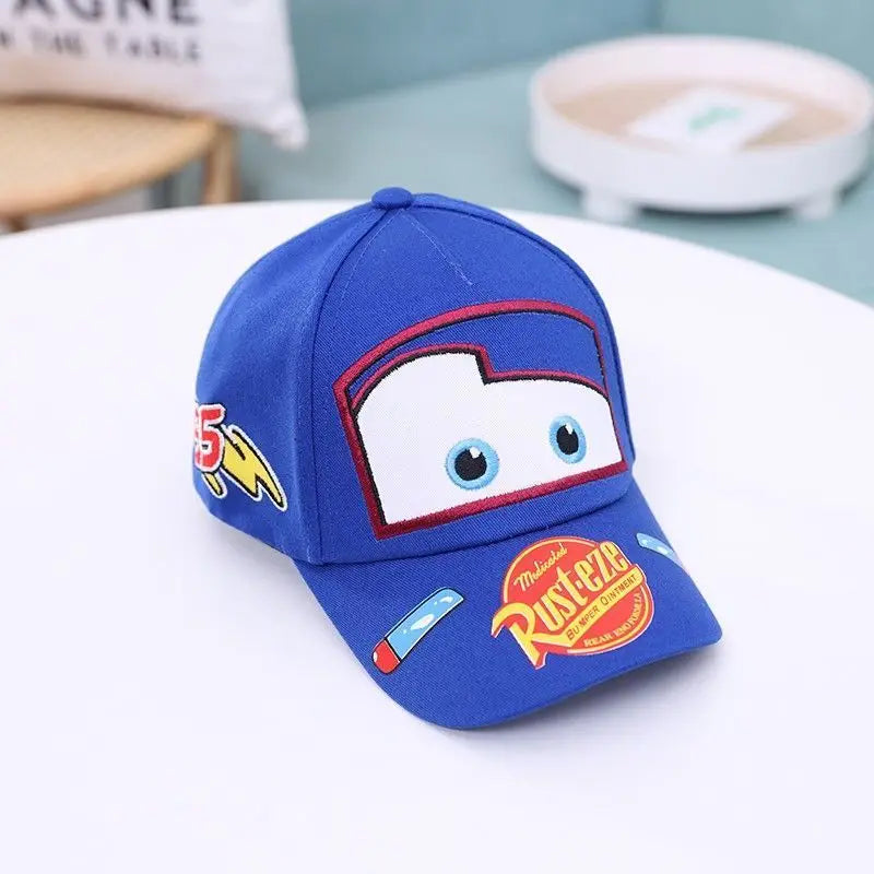 Cartoon Racing Kids Baseball Cap