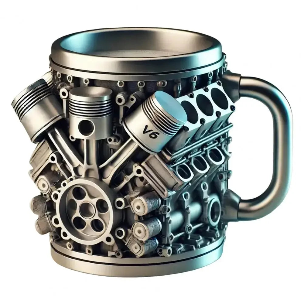 V6/V8 Engines Themed Mug