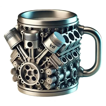 V6/V8 Engines Themed Mug
