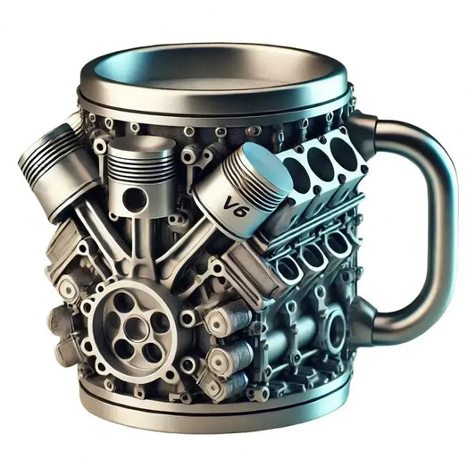 V6/V8 Motoren Motiv Tasse