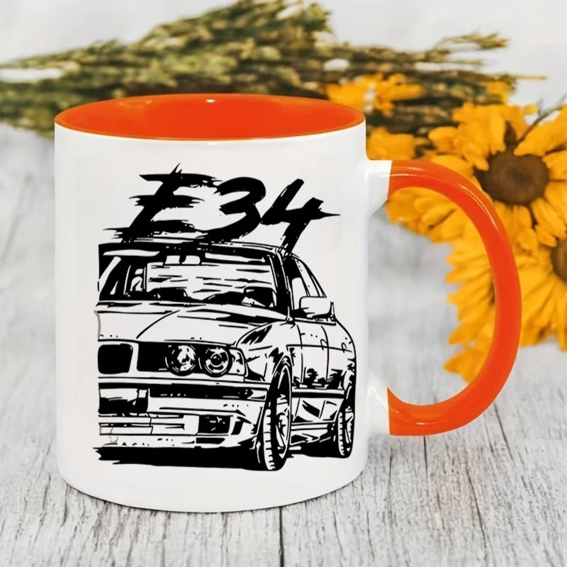 Car Graphic E34 Ceramic Mug