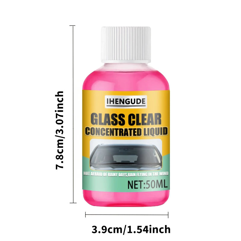 Car Glass Coating Fluid – Waterproof Windshield Wiper Concentrate (50ml)