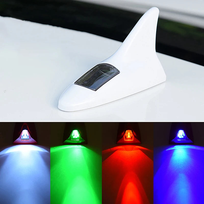 LED Light Car Shark Fin Antenna Roof