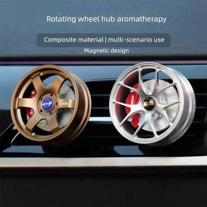 Rotating Magnetic Car Aroma Diffuser – Gyroscope Style