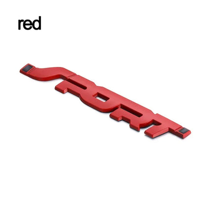 3D Chrome Metal Sport Letter Emblem Badge Sticker – Car Trunk Decal