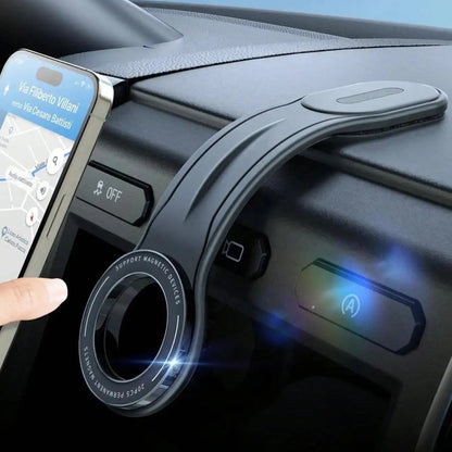 Flexible Magnetic Car Phone Mount - Moldable Aluminum Arm