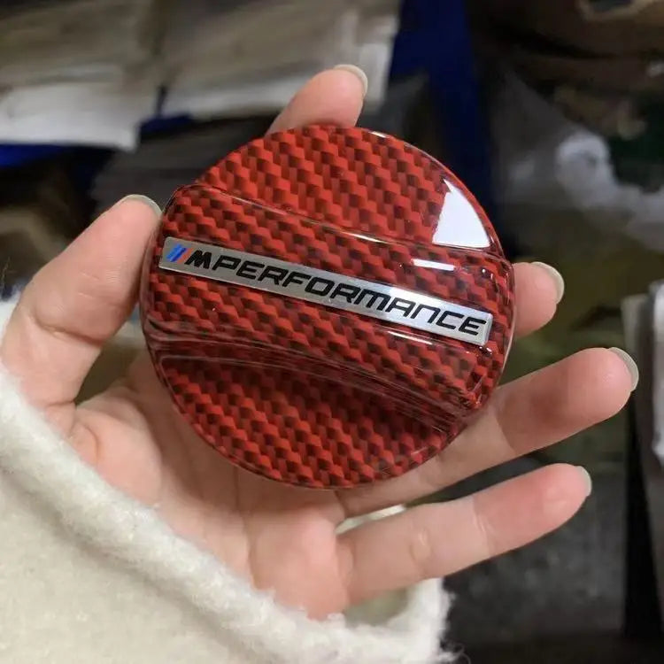 ABS Fuel Tank Cap Cover – Carbon Fiber & Forged Pattern | 3 Styles