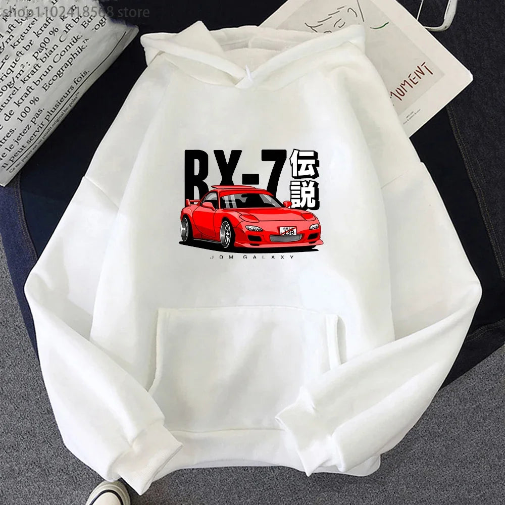 Car Culture Graphic Hoodie – Unisex Fleece Pullover