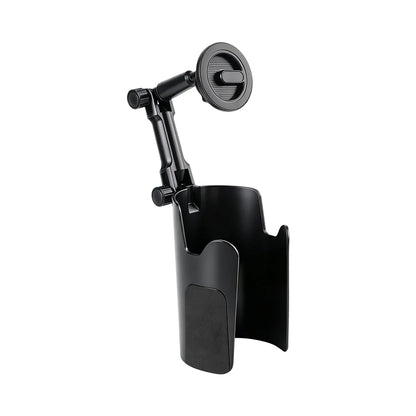 Magnetic Cup Holder Phone Mount – 360° Rotatable 2-in-1 Universal Car Phone Holder