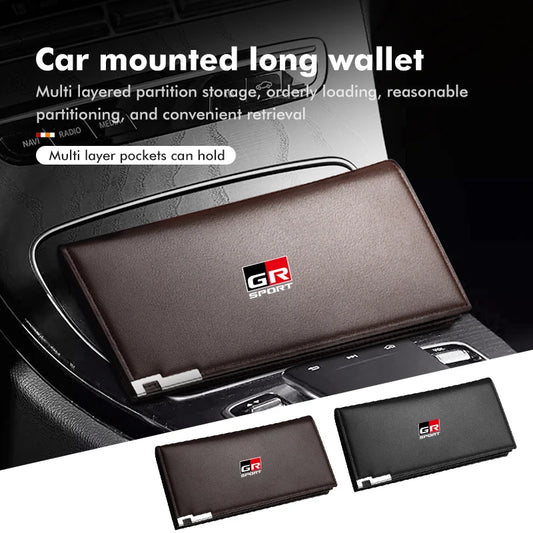 Long Credit Card Holder Wallet for Car Enthusiasts
