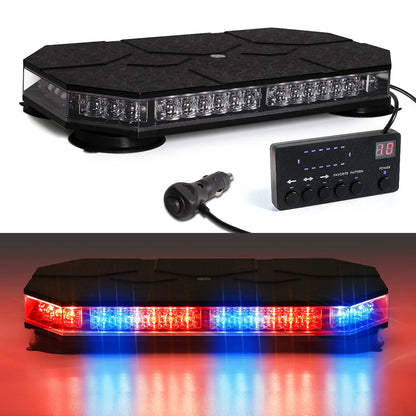 Roof Top LED Strobe Light Bar - Magnetic Mount Warning Light