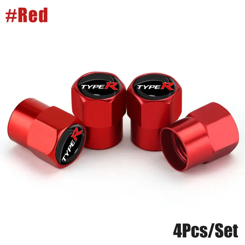 4PCS Type R Valve Caps