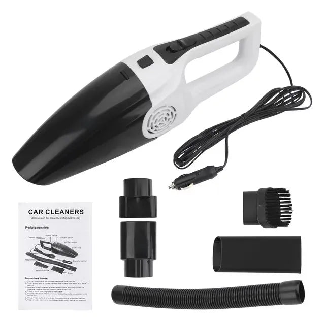 Portable Car Vacuum Cleaner 120W – Wet & Dry Dual-Use 12V