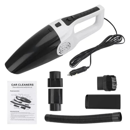 Portable Car Vacuum Cleaner 120W – Wet & Dry Dual-Use 12V