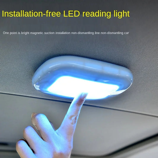 Magnetic Car Ceiling Light - 10 LED USB Interior Lamp