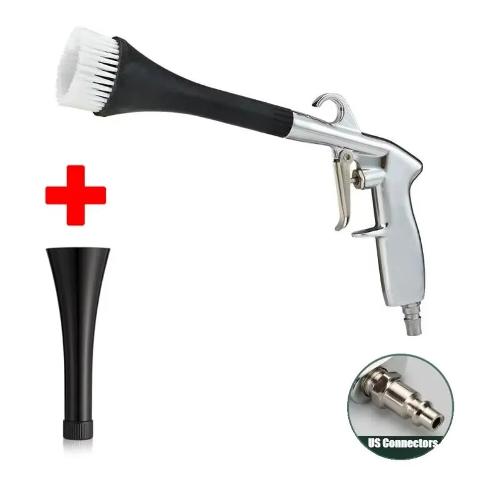 1. Pistola di Pulizia Pneumatica Multifunzione ad Alta Pressione Compressore d'Aria Portatile Soffiatore per Polvere Strumento di Manutenzione Dettaglio Interni Auto