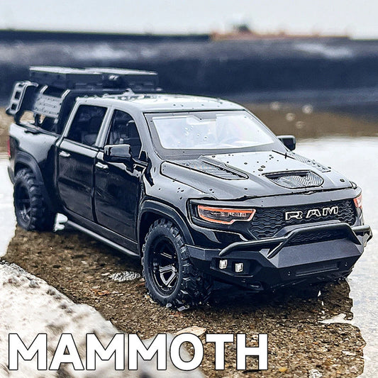 1:32 Scale Pickup Truck Alloy Diecast Model with Sound & Light Pull Back