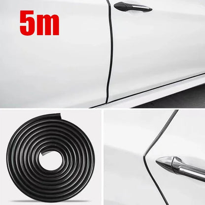 Car Door Edge Guard Strip – 5M U-Shape Rubber Protector