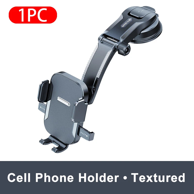Car Dashboard Phone Holder - Universal 180° Rotating Mount for GPS Navigation