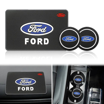 Car Cup Holder Non-Slip Coaster Mat – Anti-Skid PVC Interior Pad
