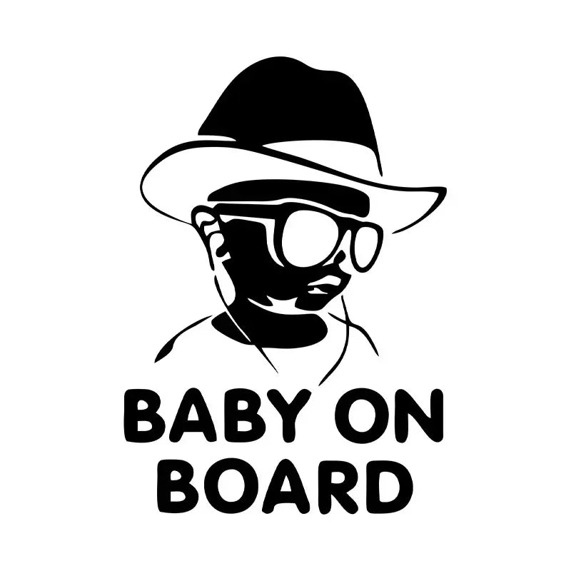 Baby on Board Car Sticker - Waterproof PVC Decal
