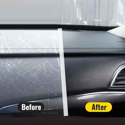Car Interior Paint Repair Pen - Black Touch-Up for Scratches on Dashboard, Steering Wheel & Leather