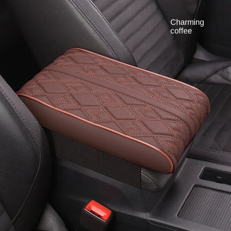 PU Leather Car Armrest Cover Pad