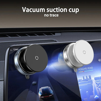 Magnetic Car Phone Mount 360° Vacuum Suction Holder