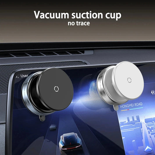 Magnetic Car Phone Mount 360° Vacuum Suction Holder