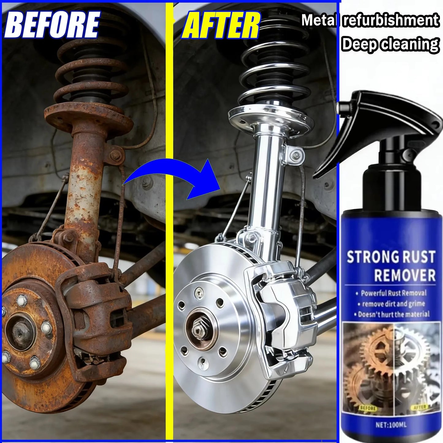 Heavy-Duty Rust Remover Spray