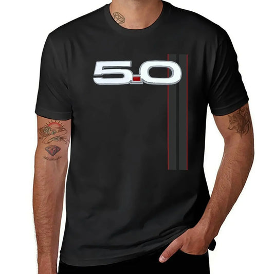 Racing Stripes Graphic T-Shirt | V8 GT Muscle Car Tee