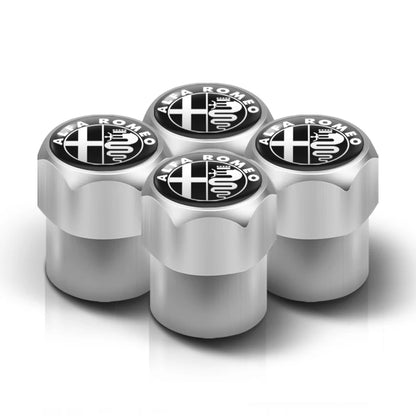 3D Aluminum Tire Valve Caps – Car Wheel Accessories (Set of 4)