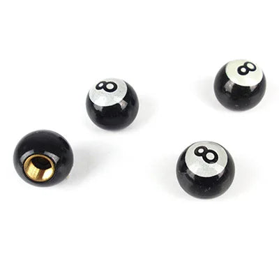 4PCS Pool 8 Ball Tire Valve Caps