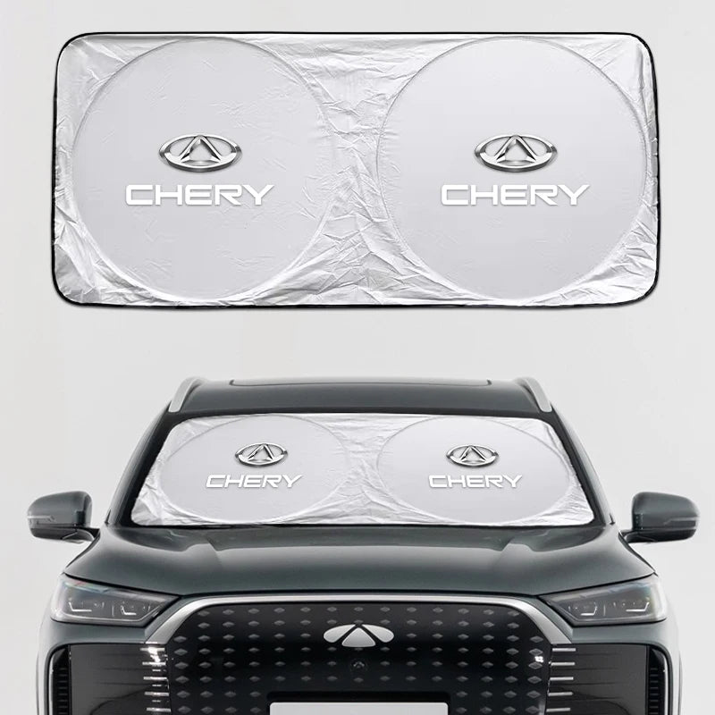 Car Windshield Sun Shade – Foldable UV Protection Visor (140×70cm)