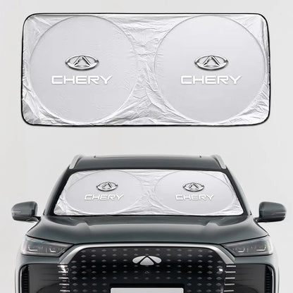 Car Windshield Sun Shade – Foldable UV Protection Visor (140×70cm)