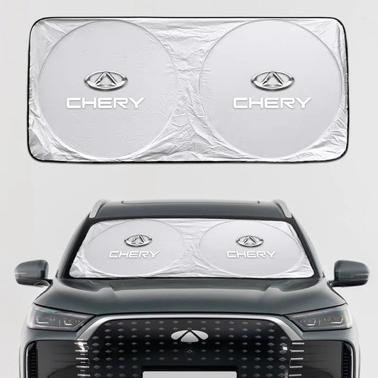 Car Windshield Sun Shade – Foldable UV Protection Visor (140×70cm)