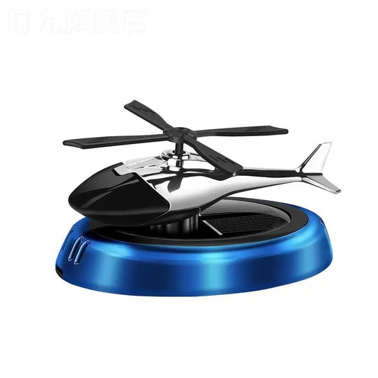 Solar Rotating Helicopter Car Air Freshener – Dashboard Diffuser