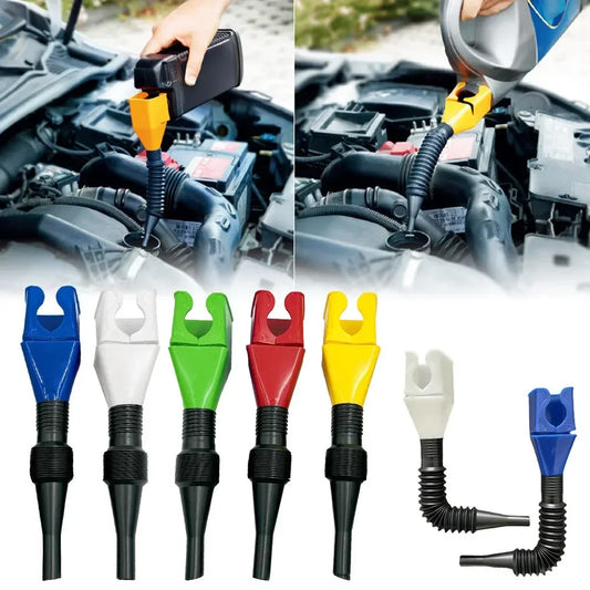 Foldable Oil Funnel with Filter | Car & Motorcycle Fuel Transfer Tool