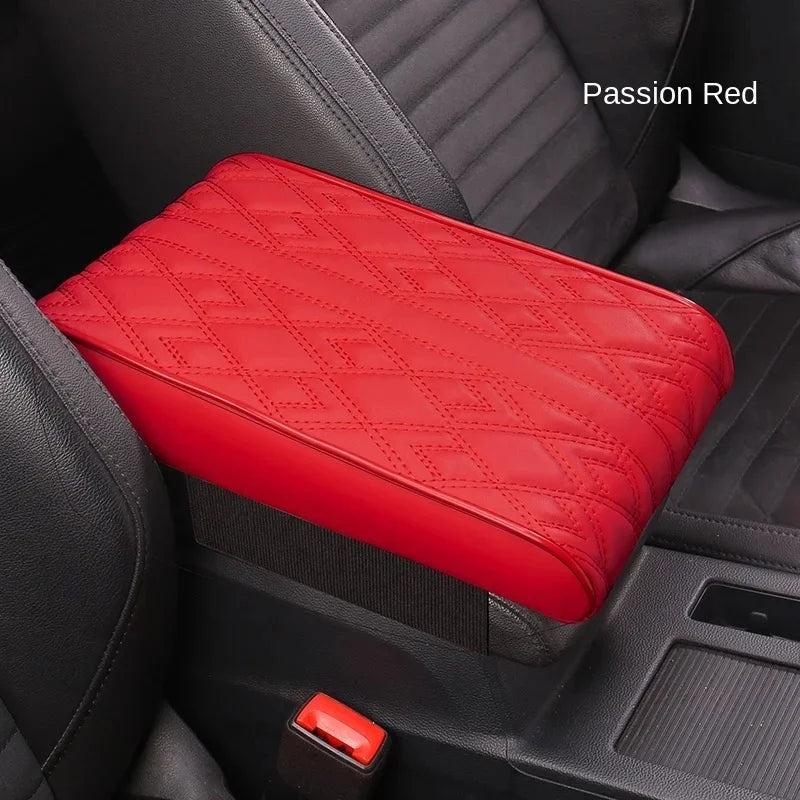 PU Leather Car Armrest Cover Pad