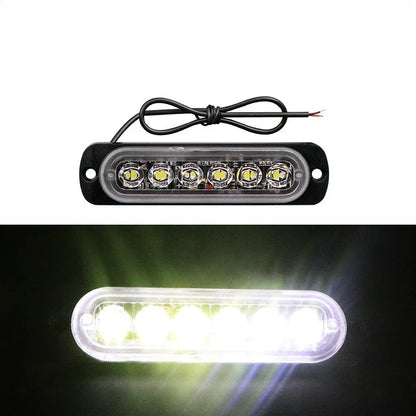 2-Piece LED Strobe Warning Light Kit 12V/24V