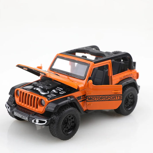 1:36 Diecast Convertible Off-Road 4x4 – Pull-Back Metal Toy Car