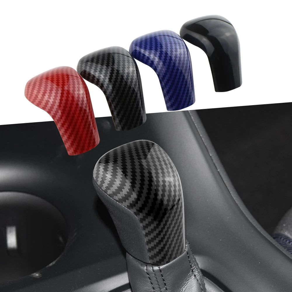 Car Carbon Gear Head Lever Shift Knob