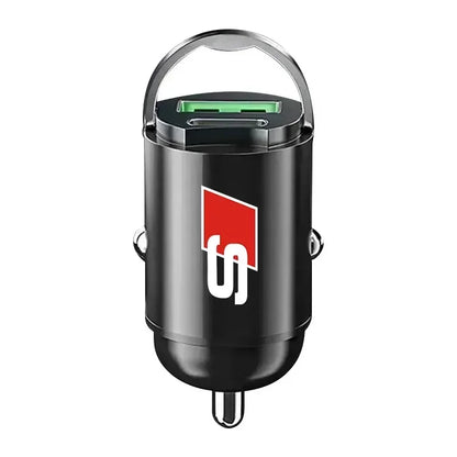 USB Type-C Fast Car Charger Adapter | Hidden Metal Design