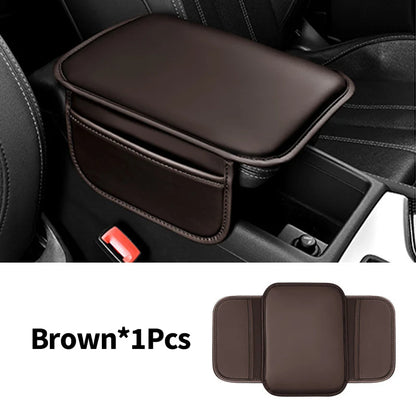 Car Armrest Box Pad Leather