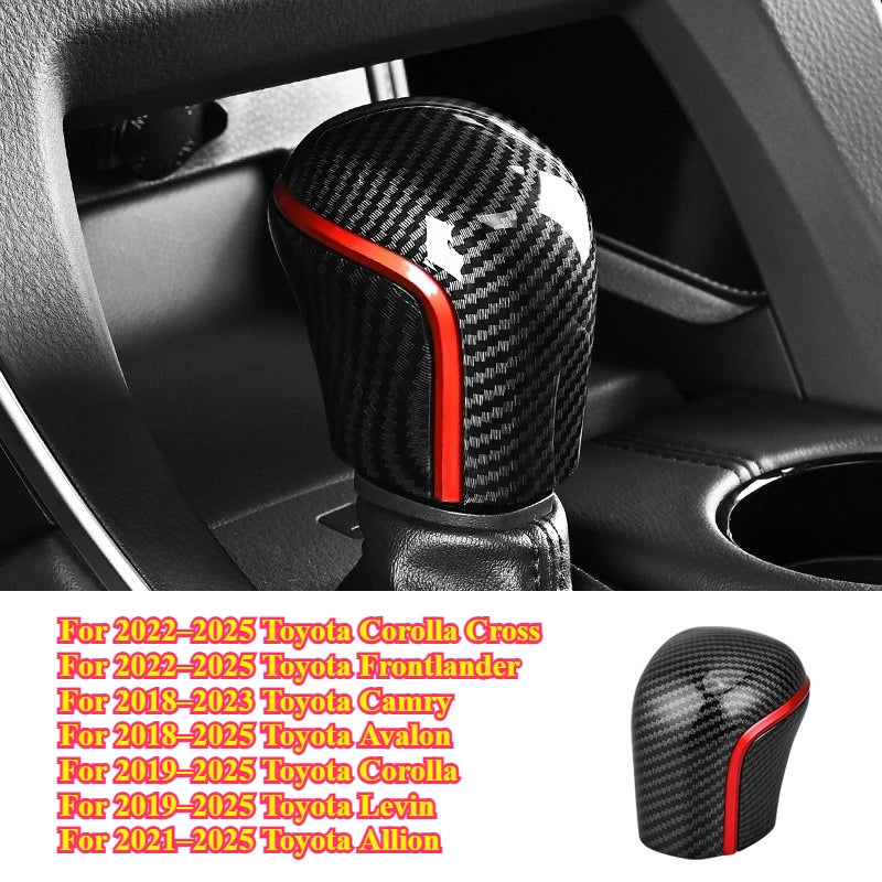 Carbon Fiber Gear Shift Knob Cover