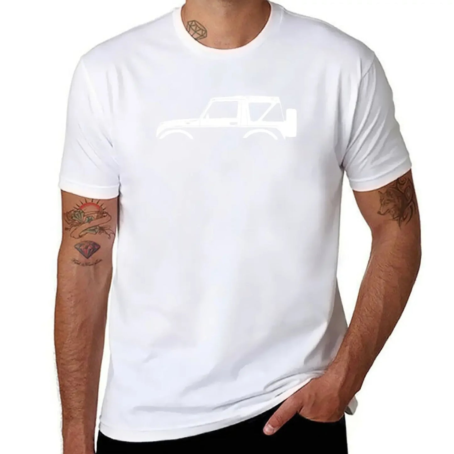 Car Silhouette Graphic T-Shirt – Oversized Cotton Tee