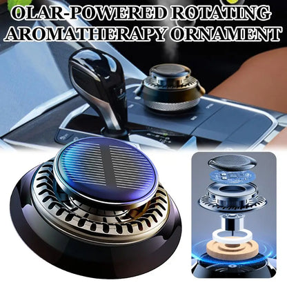 Solar-Powered Rotating Car Aromatherapy Diffuser