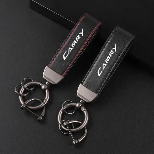 Camry 가죽 자동차 키체인