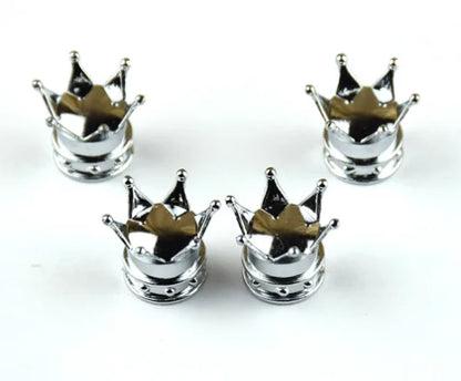 4Pcs Universal Crown Valve Caps